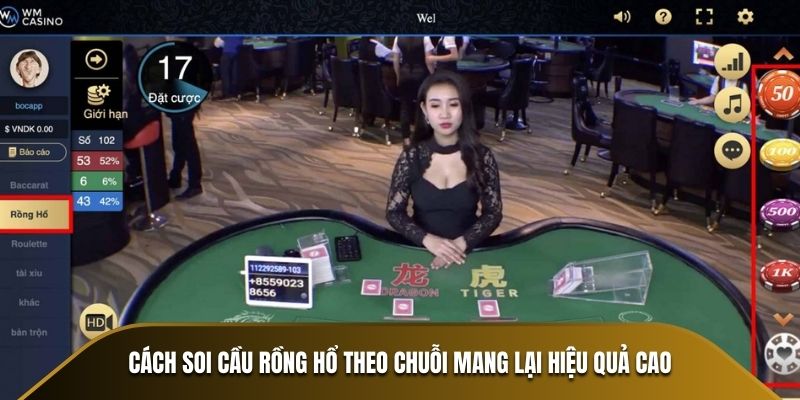 Cách soi cầu Rồng Hổ theo chuỗi mang lại hiệu quả cao