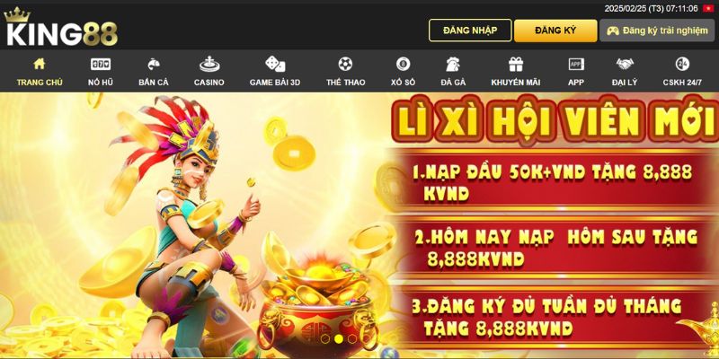 KING88 - Sự lựa chọn của rất nhiều tay chơi hàng đầu